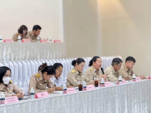 ร่วมประชุมหัวหน้าส่วนราชการ กำนัน ผู้ใหญ่บ้าน ฯลฯ ประจำเดือนกันยายน 2569